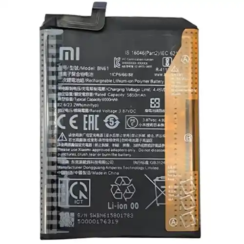 Replacement for XIAOMI BN61 POCO X3 BATTERY SCS - Quality Phone Parts in Sri Lanka